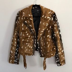 7 for All Mankind faux fur jacket